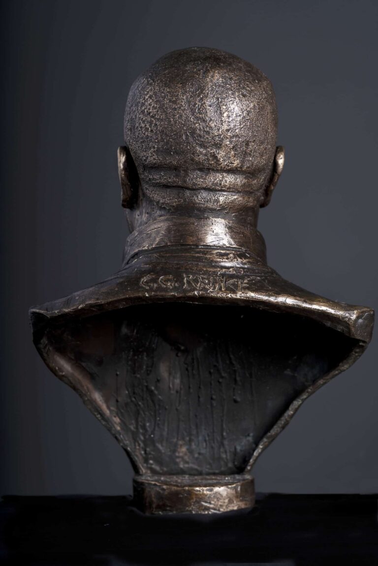 Bronzen beeld “Reijke” van Patrick Mezas achterkant