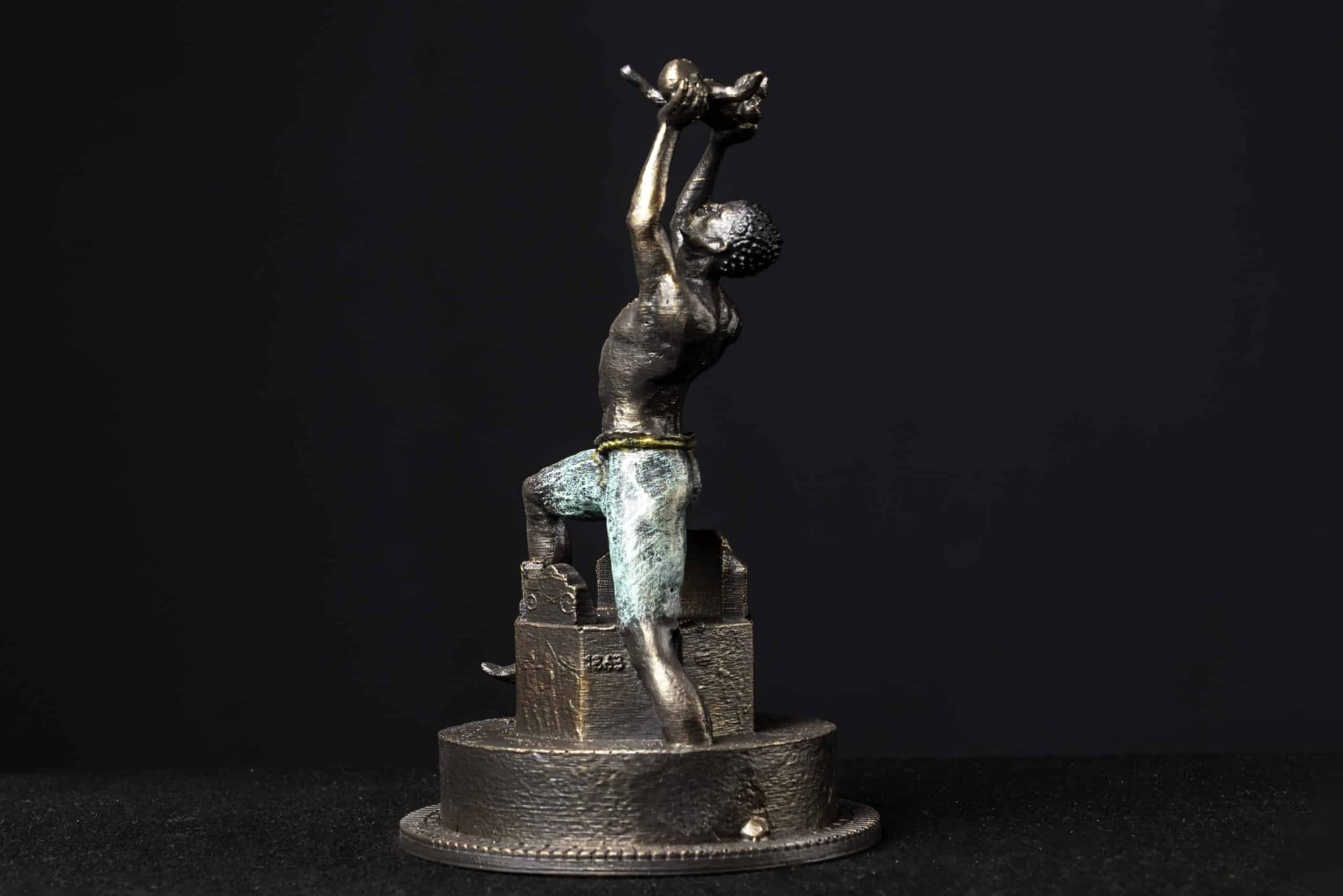 Miniatuur Slavernijmonument in kleur - Afbeelding 6